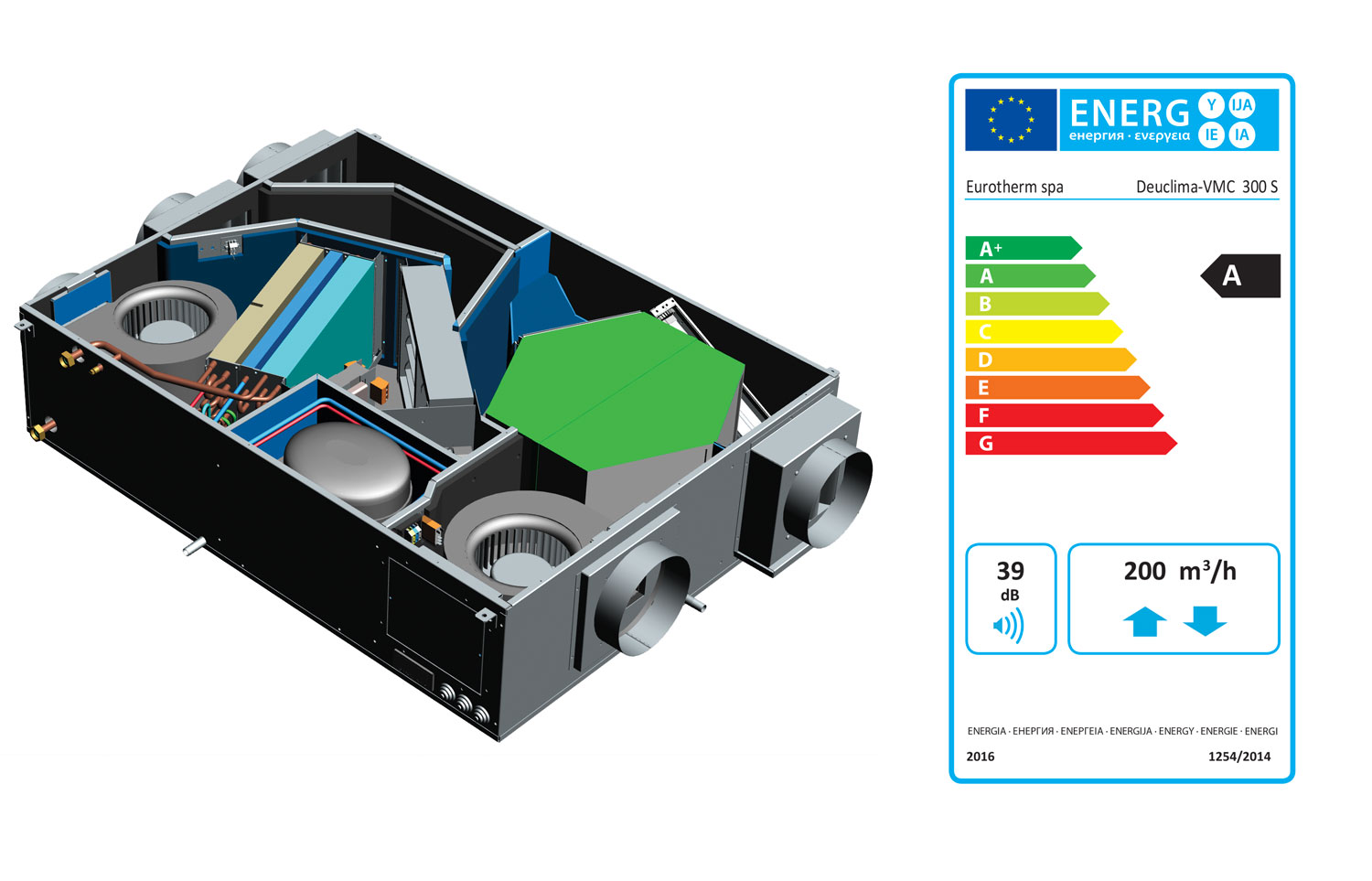 Deuclima-VMC 300 S Con Compressore | Eurotherm Spa